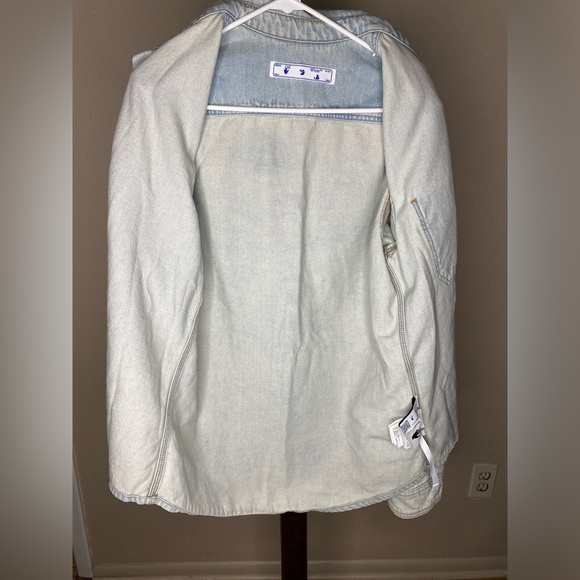 Off-White Arrows Motif Denim Shirt Size Small, great condition - Picture 3 of 6